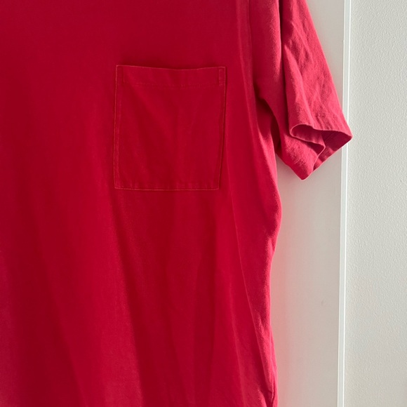 EVERLANE The Weekend Pocket T-Shirt Dress Red M - Picture 4 of 4